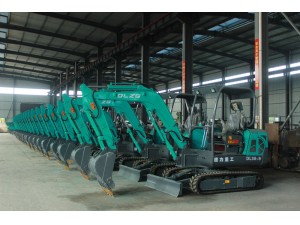 廠房成品挖掘機(jī)區(qū)域