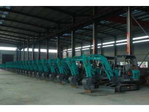 廠房成品挖掘機(jī)區(qū)域